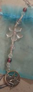 Mockingjay Flower Clear Scissorfob
